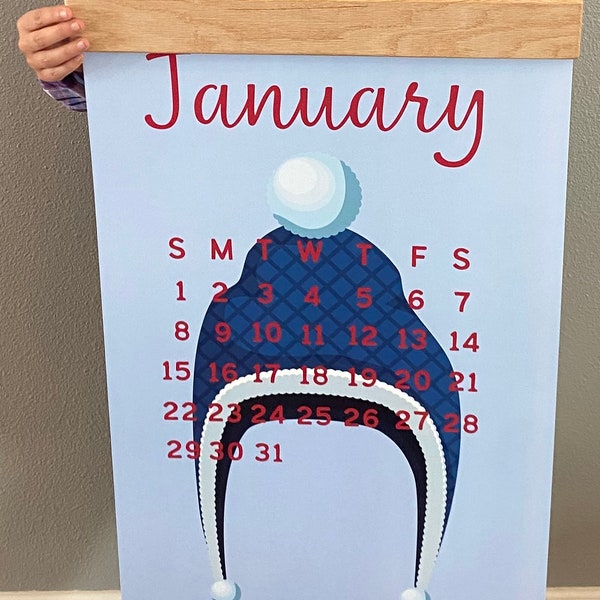 Extra Large Wall Calendar Etsy