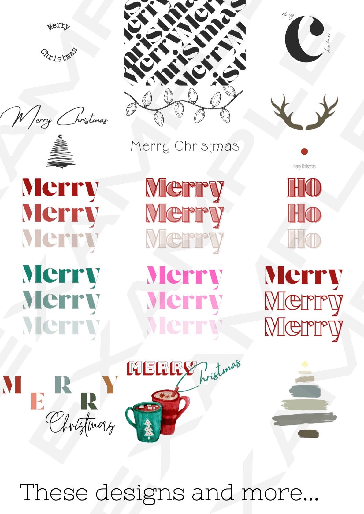 Christmas Card Editable Template / Printable / Instant Etsy Christmas Card Editable Template / Printable / Instant Etsy