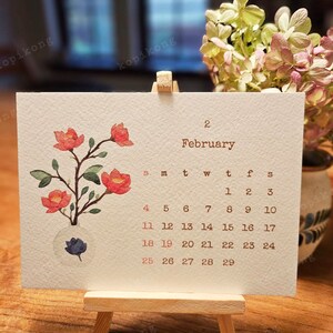 Handmade calendar cards for 2024