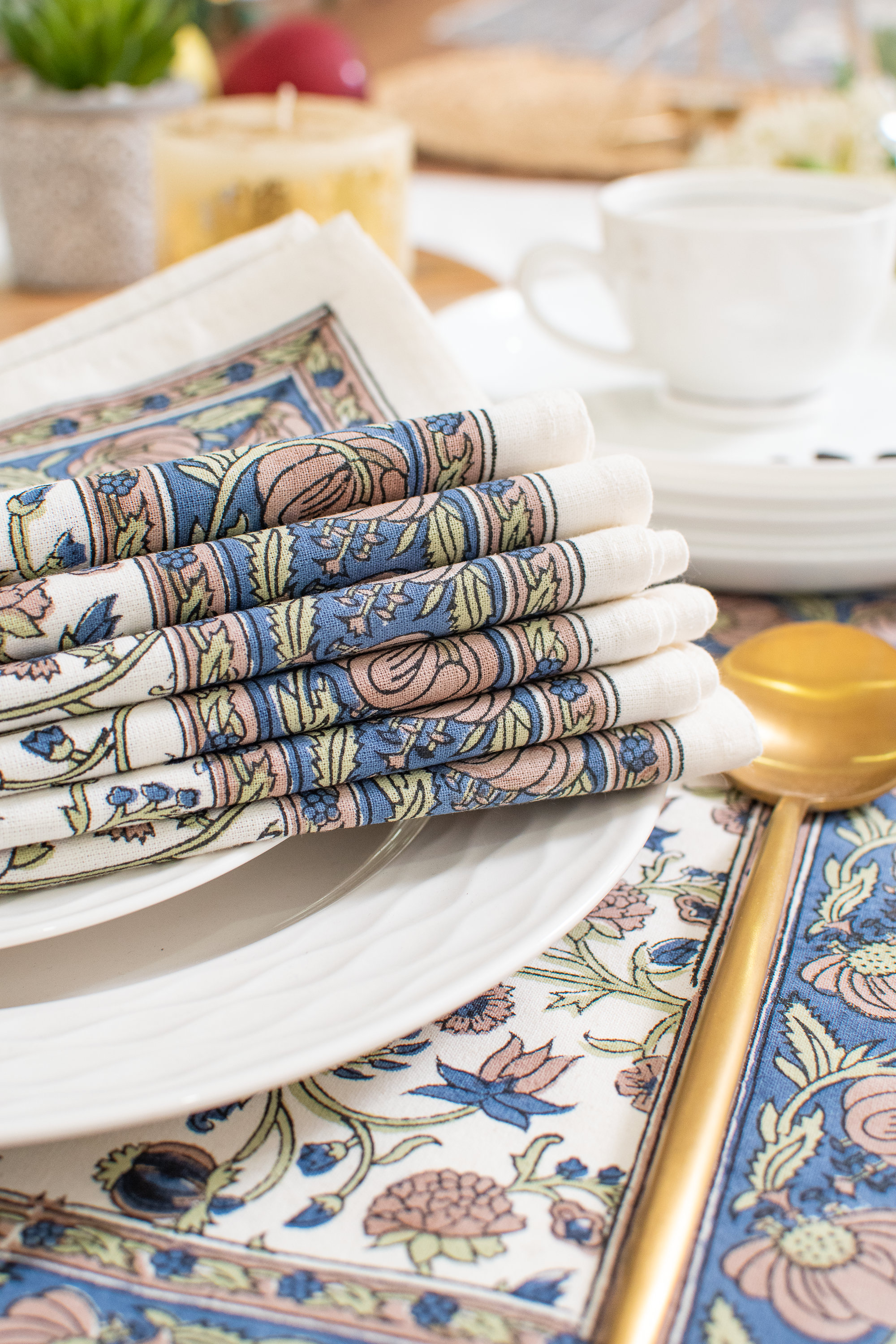 Cotton Cloth Napkins for Dining Table Kitchen Wedding Everyday Use ...