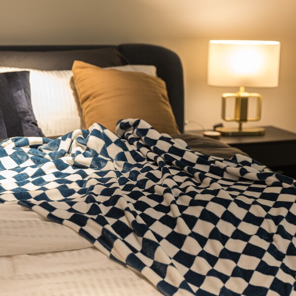 Checkered Blanket Etsy