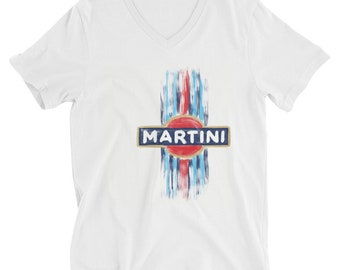 Martini Racing T-shirt met V-hals