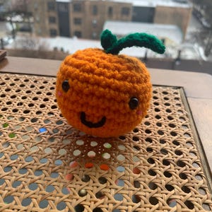 Crochet Amigurumi Orange Tangerine