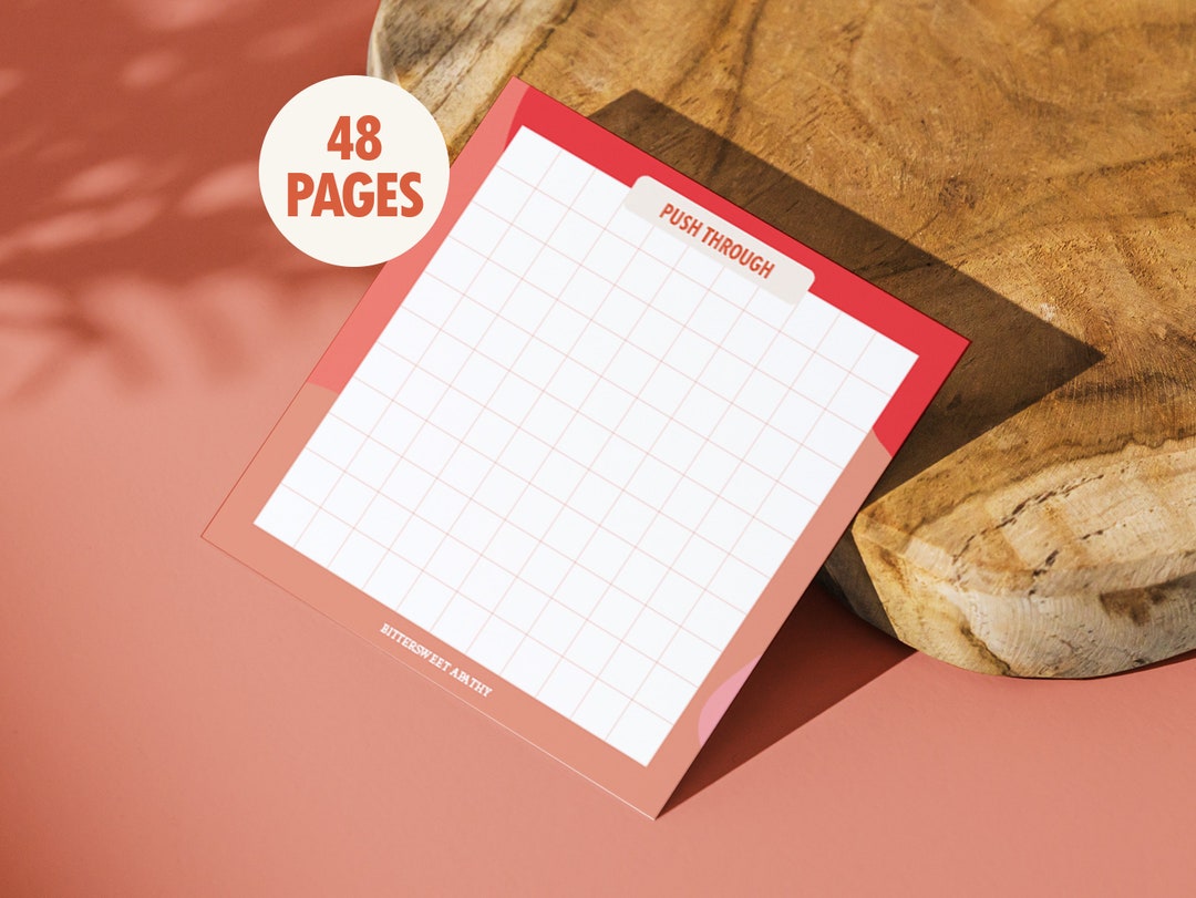 Square Memo Pad Tear off Sheets, Notepad, to Do List, Daily Notepad