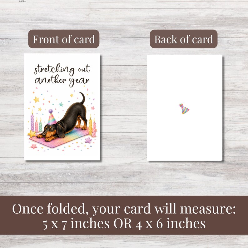 Funny Dachshund Birthday Card Printable | Cute Sausage Dog Wiener Dog ...