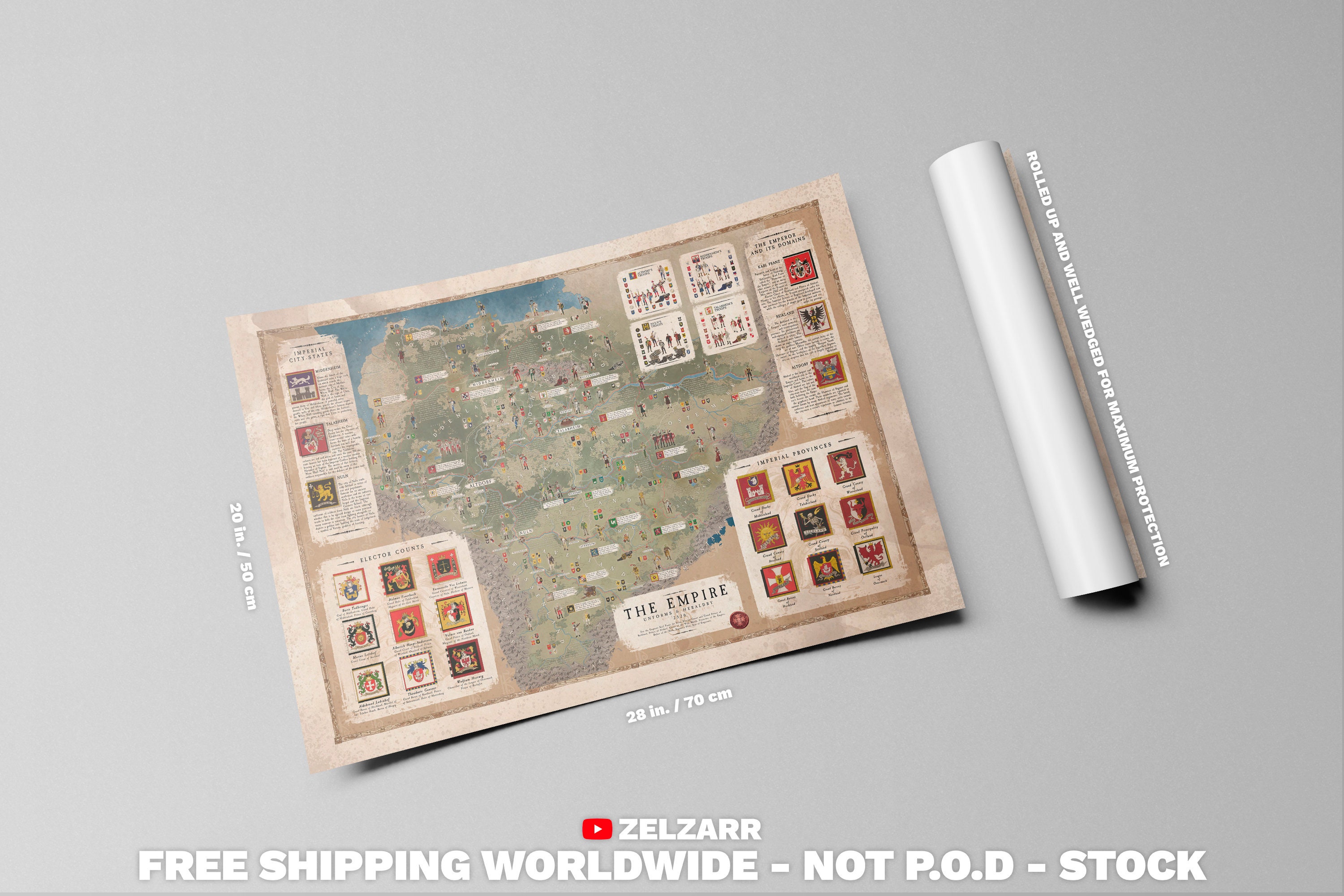 Map of the Empire Uniforms & Heraldry warhammer Etsy Canada