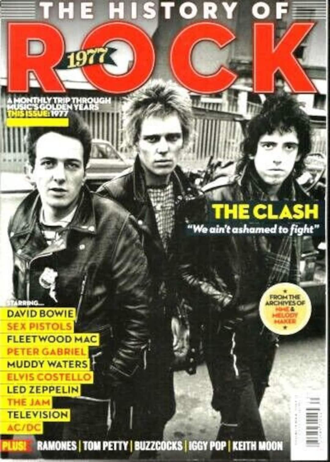 The History of Rock 1977 Magazine the Clash Issue 2016 Issue 13 Etsy
