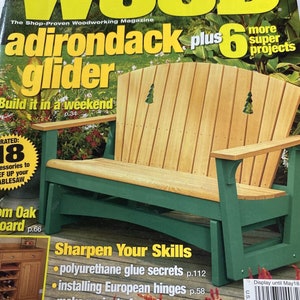 May 2004 &quot;WOOD&quot; The Shop-Proven Woodworking Magazine LS