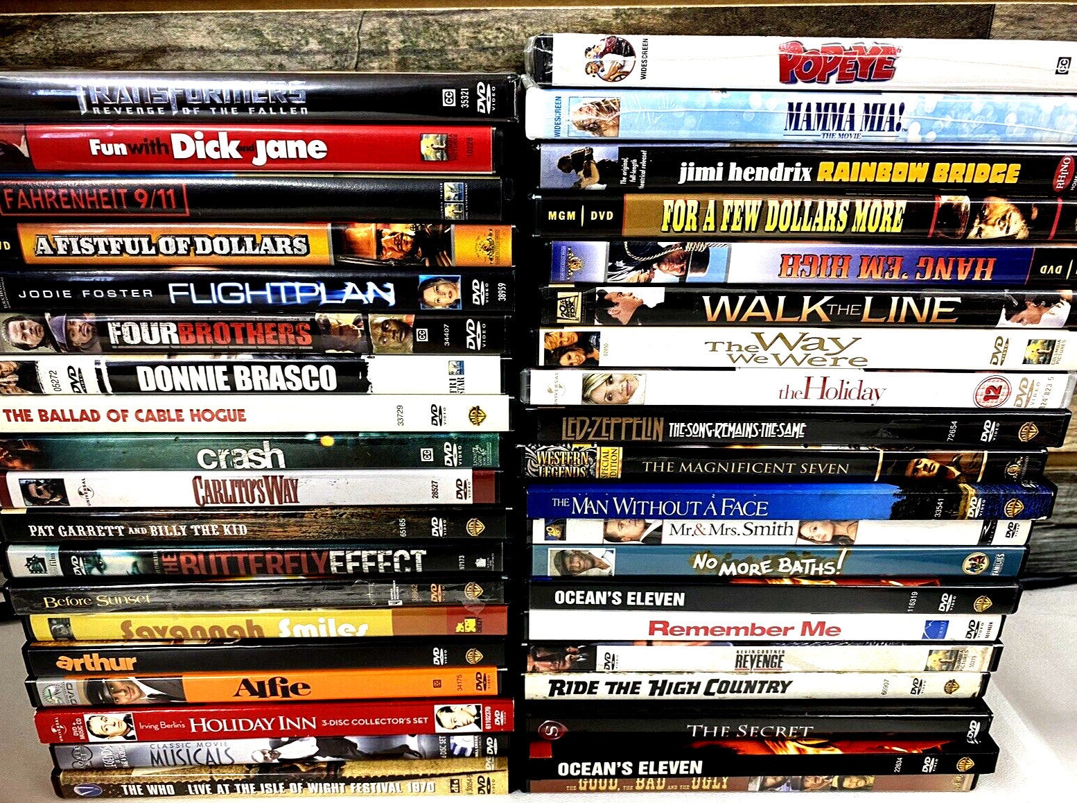 Lot of 39 Used Dvds Assorted Bulk Dvds CHEAP from Very Good to Like ...