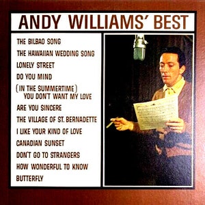 Andy Williams Best Vinyl Record Cadence RecordsCC