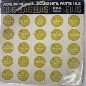 Elvis Presley - Worldwide Gold Award Hits, Parts 1 & 2 - 1974 Rca 2 Lps