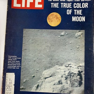 LIFE Magazine July 1 1966 The True Color Of The Moon | Texas - What A State