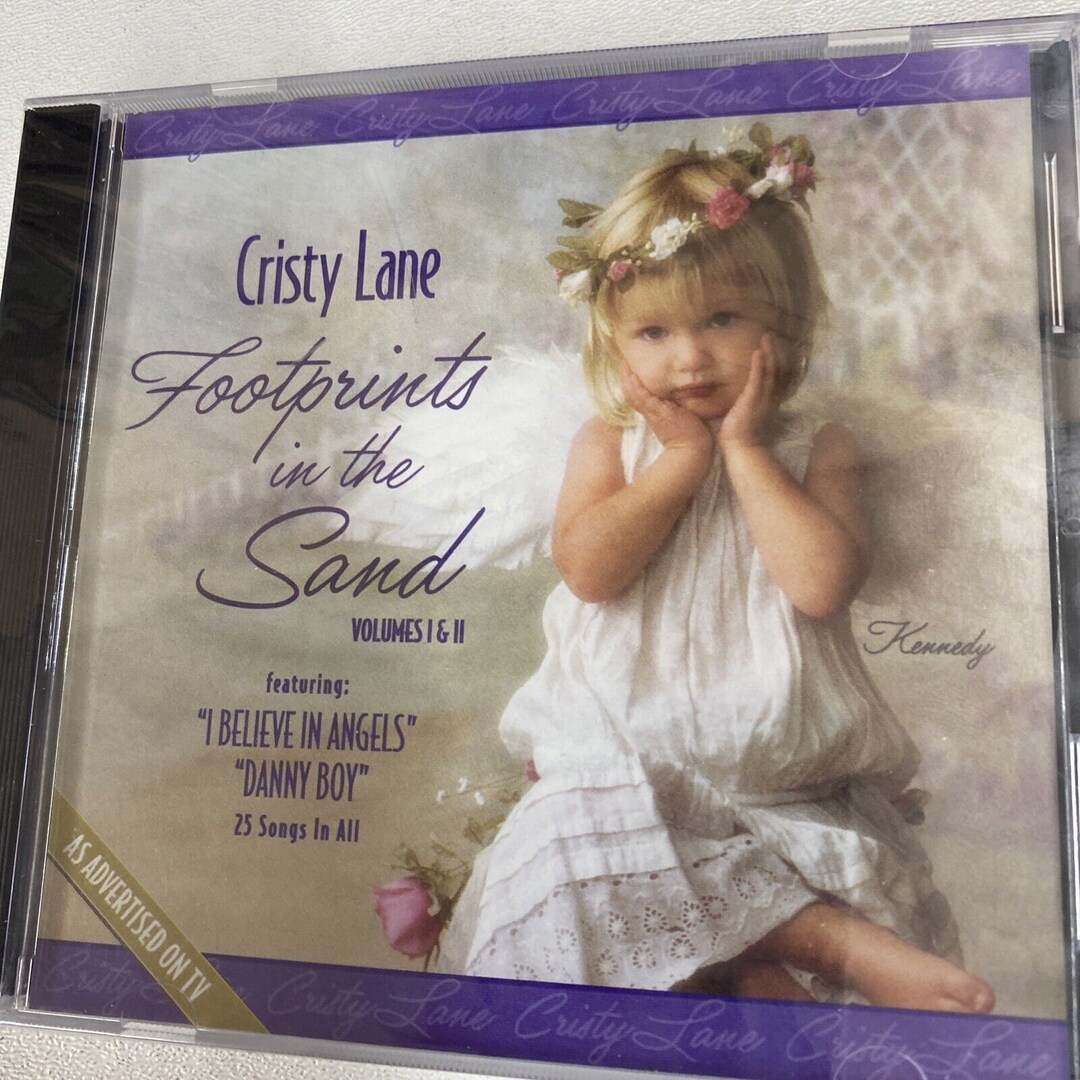 Footprints in the Sand Audio Cd by Cristy Lane New Sealed Ls Etsy