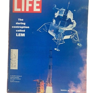 LIFE Magazine March 14,1969 The daring contraption called LEM Great Ads