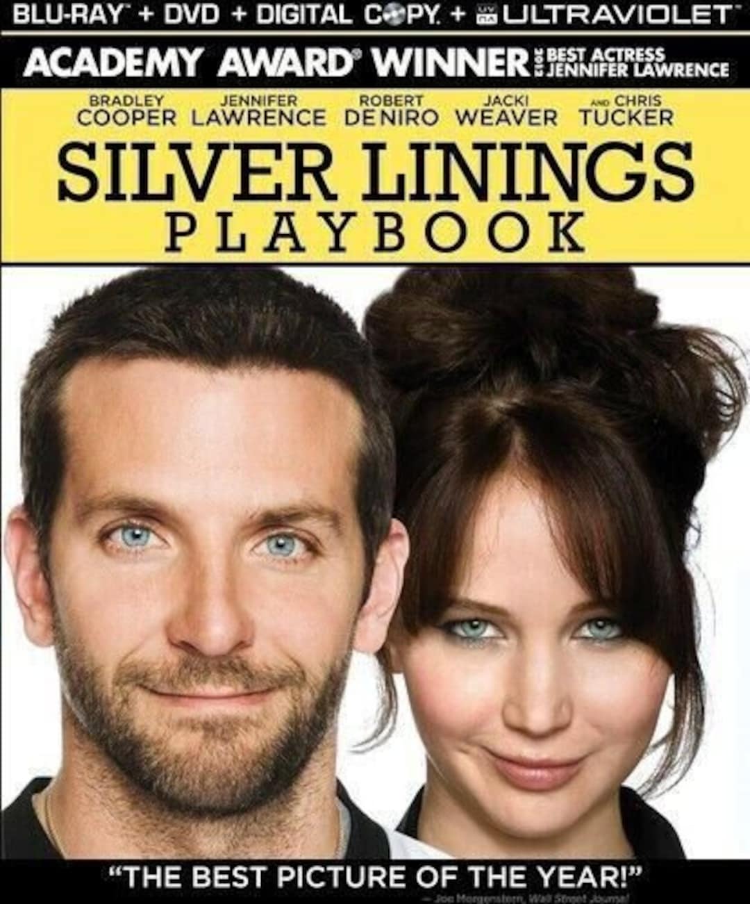 Silver Linings Playbook (blu-ray DVD, 2012) Bradley Cooper Jennifer Lawrence  LS - Etsy, image size:1080x1301