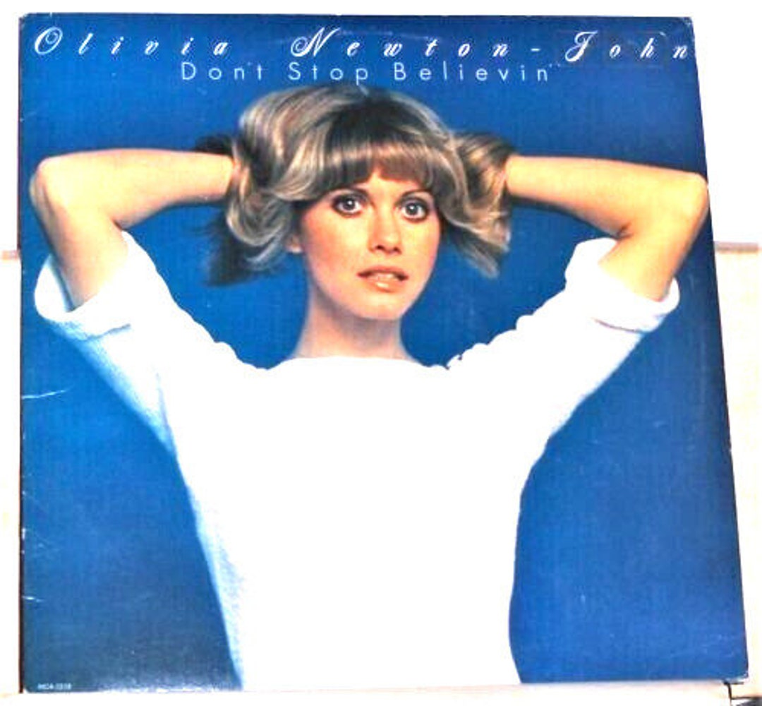 Olivia Newton John - Don't Stop Believin - LP Record Album - Etsy
