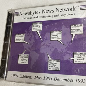 Newsbytes News Network 1994 Edition : May 1983-Dec 1993 Cd Rom Ls