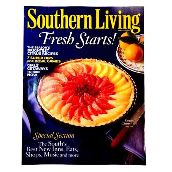 Southern Living Magazine January 2011 Fresh Starts LS