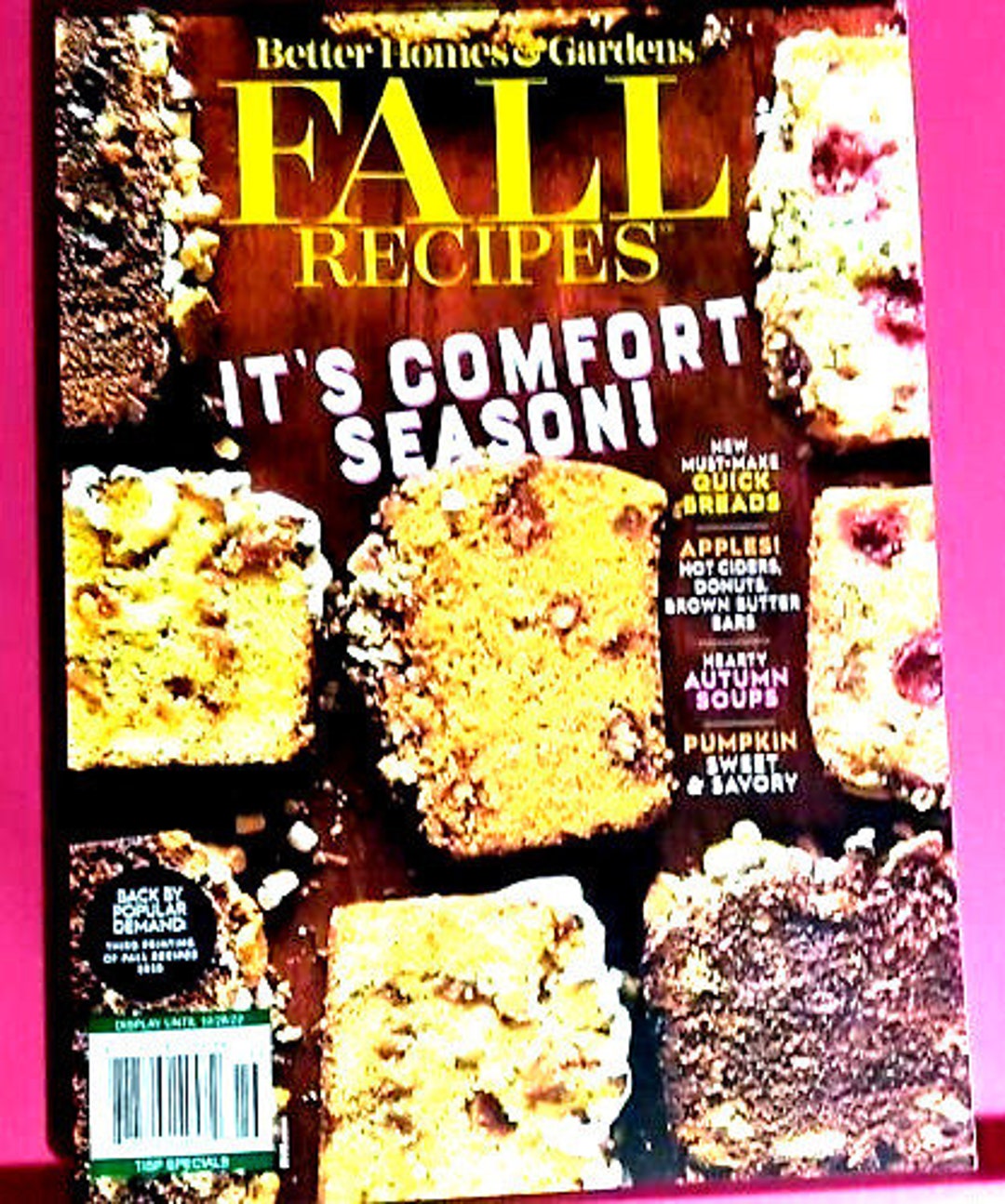 Better Homes & Gardens Magazine 2022 FALL RECIPES - It's Comfort Season ...