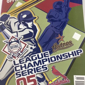 2005 MLB Official Program National League Championship Series Cardinals vs /LS