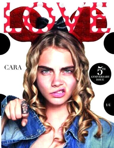 LOVE Magazine 10,cara Delevigne,minnie Mouse 10th Anniversary