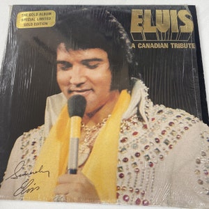 Elvis -A Canadian Tribute 12&quot; 33Rpm Vinyl Lp Released 1978 Yellow Vinyl Used Vg