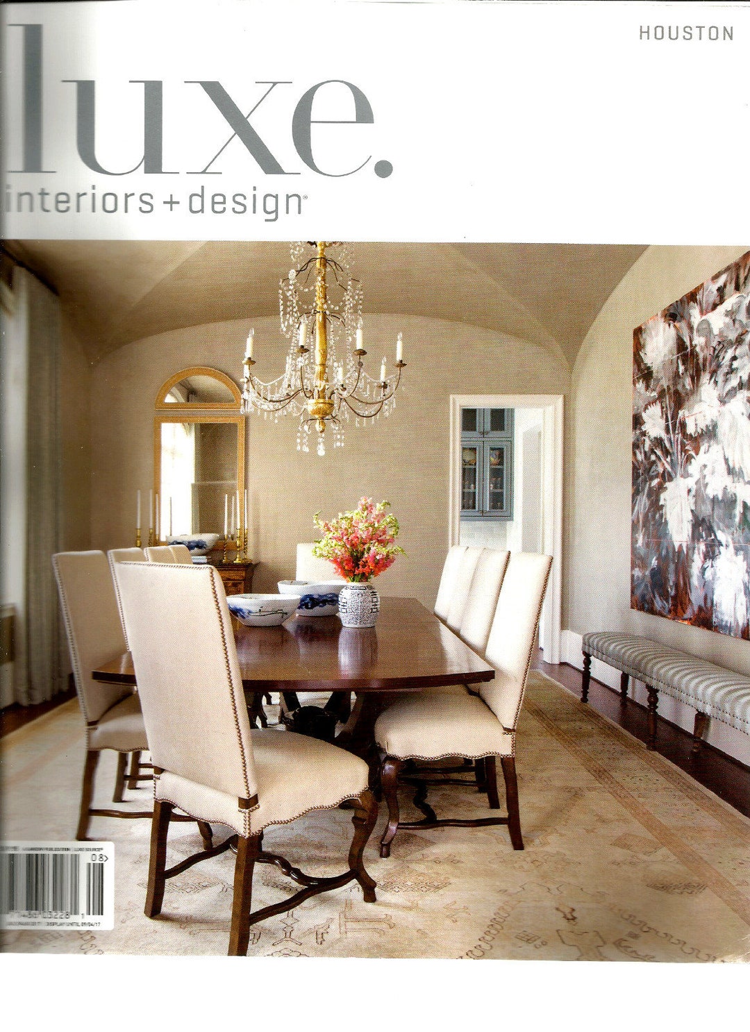 Luxe Interiors + Design Magazine Houston July/august 2017. - Etsy