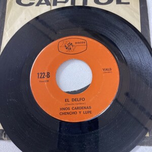 Capitol Records El Delfo 45 Rpm Lp Cs