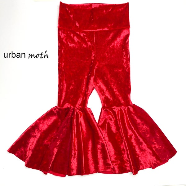Velvet Bell Bottoms Etsy