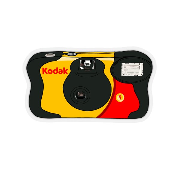 Kodak Disposable Camera Sticker Etsy