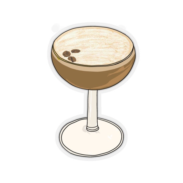 Espresso Martini Cocktail Sticker