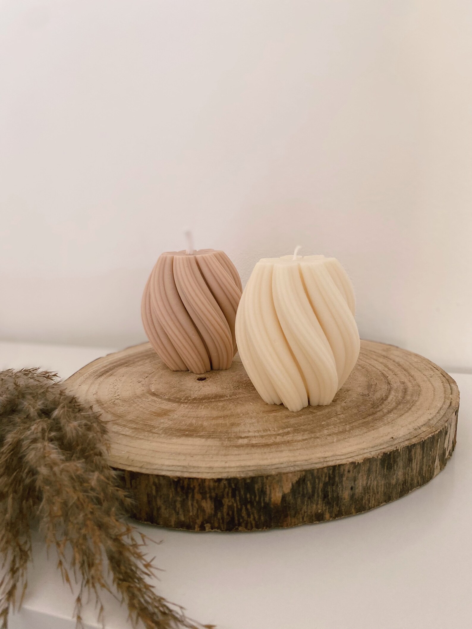 Swirl Kerze Wellenkerze Flame Kerze Wave Kerze Vegan Etsy.de