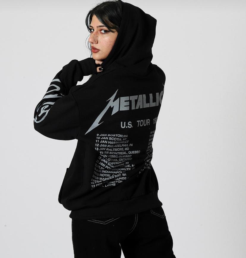 Metallica hoodie women's sale