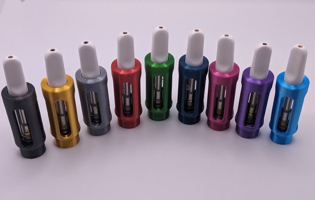510 Vape Cartridge Hardshell Protector With Oring 1 Gram 4 Slot No