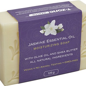 Savon au beurre de karité parfumé au jasmin