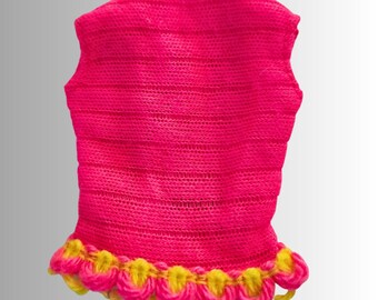 Vintage 1968 Original Talking Barbie #1115 Original Pink Swimsuit Top Only
