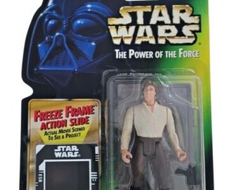 Vintage 1997 STAR WARS Freeze Frame Han Solo Carbonite Kenner Power of the Force