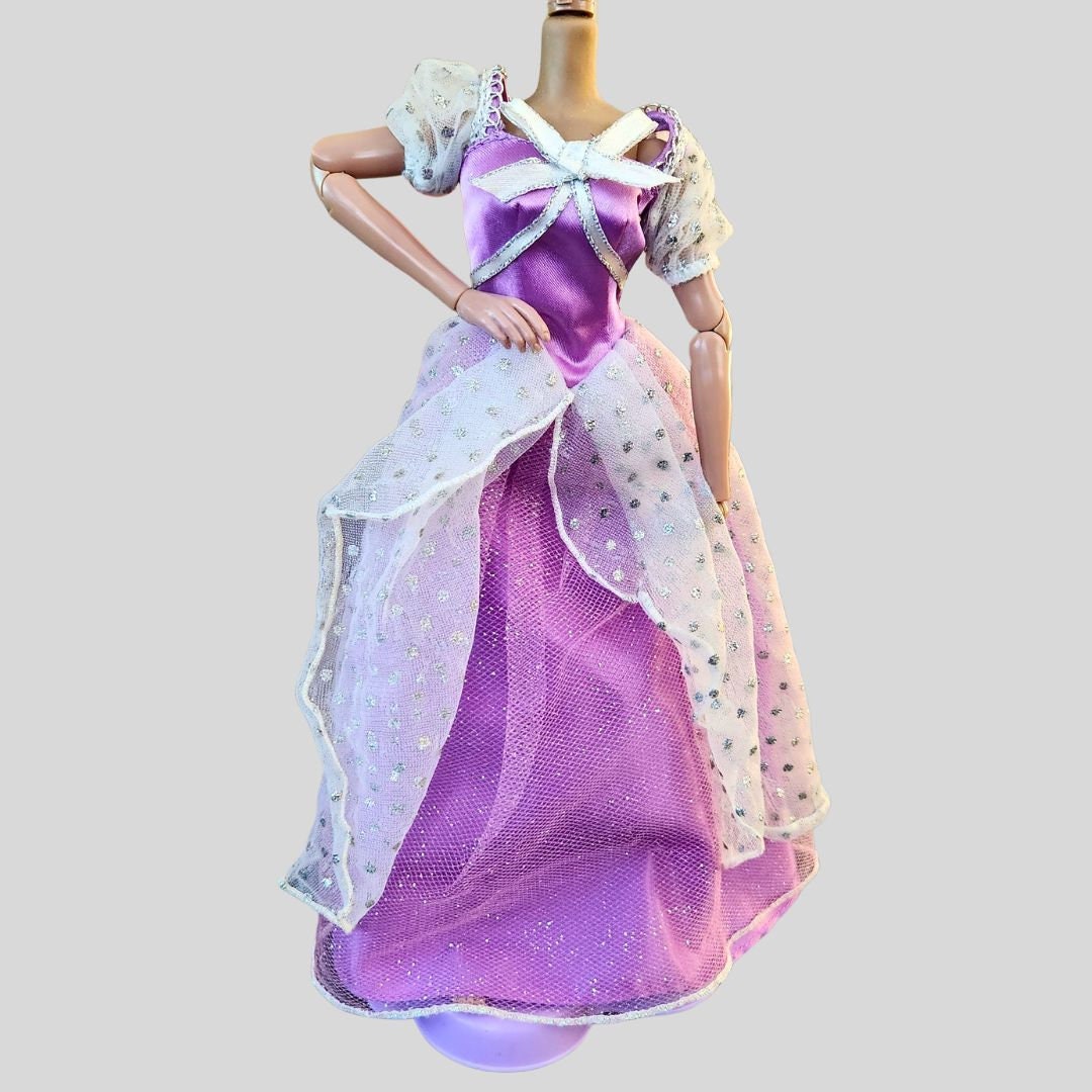 Rideaux Barbie Princess 1997 - Dimensions 1.65m X 1.70m - Rose - Filtre Lumière - Pour Chambre D'enfant