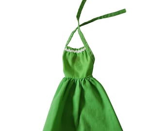 Vintage Mattel Barbie 1981  My First Barbie Fashions  Green Dress #3677