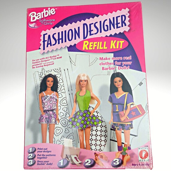 barbie be a fashion designer doll dress up kit Barbie Fashion Designer