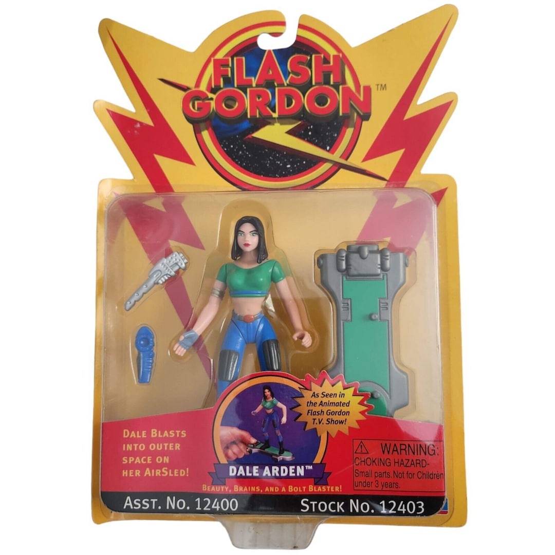 1996 Vintage Playmates Juguetes Flash Gordon Dale Arden Figura