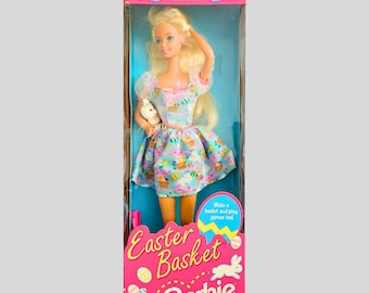 NIB Vintage 1995 Special Edition Easter Basket Barbie 15578