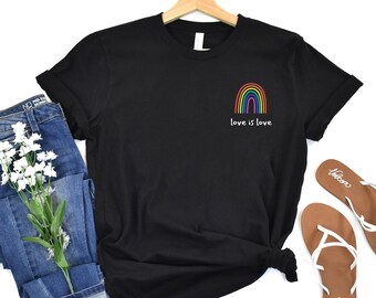 Love is Love Shirt, Ally, Pride Shirt, LGBTQ Shirt, Rainbow Shirt, Be Yourself, Human Rights Shirt, Equality, Politics Freedom Religion