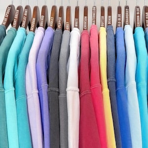 Plain Crewneck Sweatshirt, Comfort Colors Pullover, Blank Unisex Sweatshirt, Wholesale Blanks, Bulk Clothing, Minimalist Style Clothing