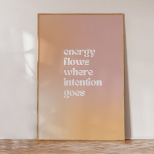 Energy Flows Neutral color Digital Print