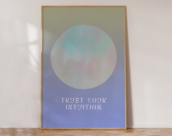 Intuition Moon Digital Print