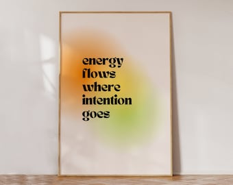 Energy Flows Digital Print