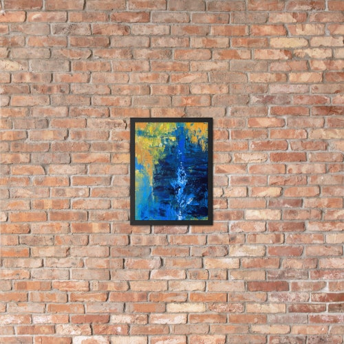 Reflections - Framed online Abstract Art Print