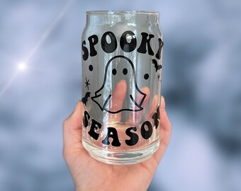 Spooky Season Bierblikje Glas - Coffee Cup - Halloween Cup | Libby Cup | Halloween Vibes