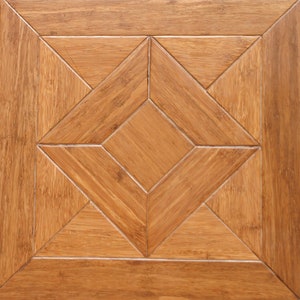 Islander Flooring Luxury Parquet Engineered Bamboo Floor 9/16” thick x 15-3/4” width x 15-3/4” length (1.72 sq. ft. / pc) - Georgian